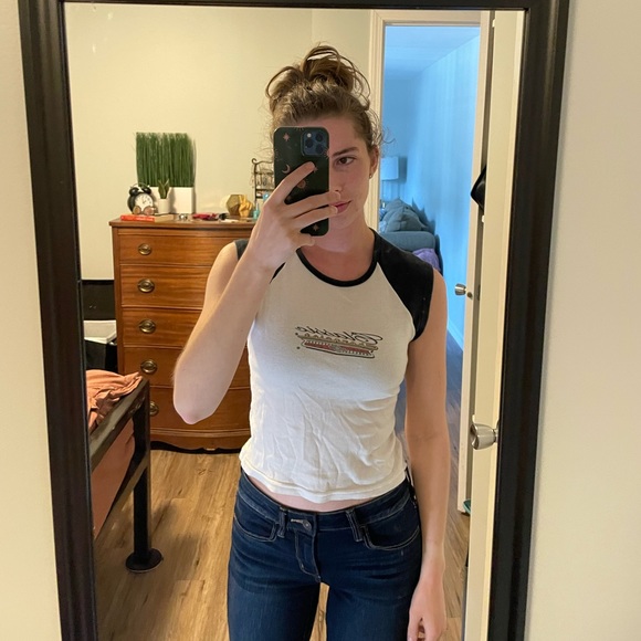 Hanes Tops - Vintage Chevrolet ringer tee